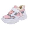 Autumn Winter Cotton Padded Girls Sports Shoes Boys Leather Soft Sole Casual Warm Dad Shoes for Big Kids