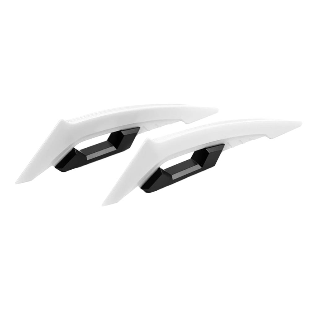 1 Pair Motorcycle Side Wings Aerodynamic Dynamic Spoiler Wings Body Trim Sticker Fairing Air Deflectors Exterior Accessories