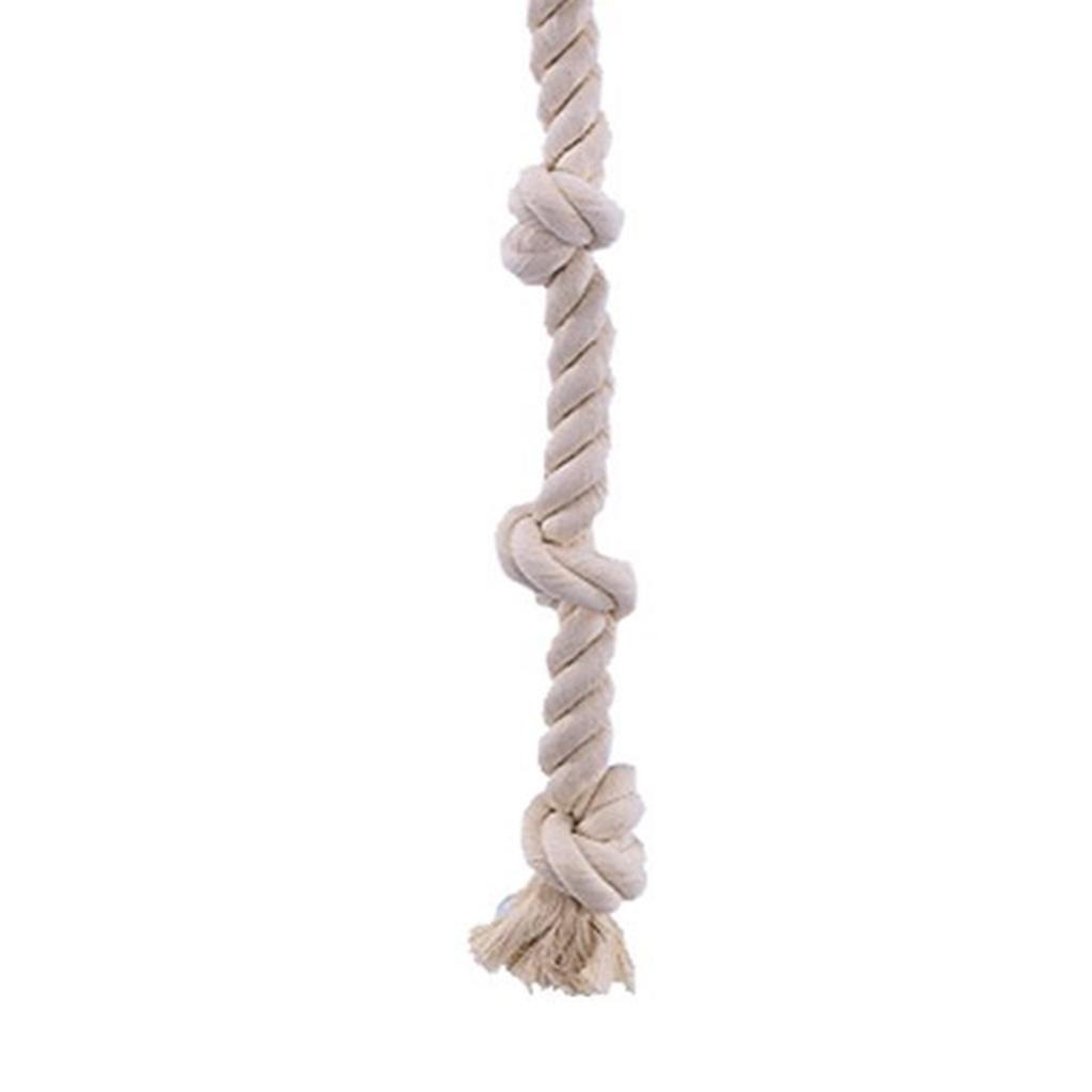 Bird Chew Toys Hanging Parrot Climbing Toy Cotton Rope with Knots Swing Toy Cage Accessories for Small and Medium Bird