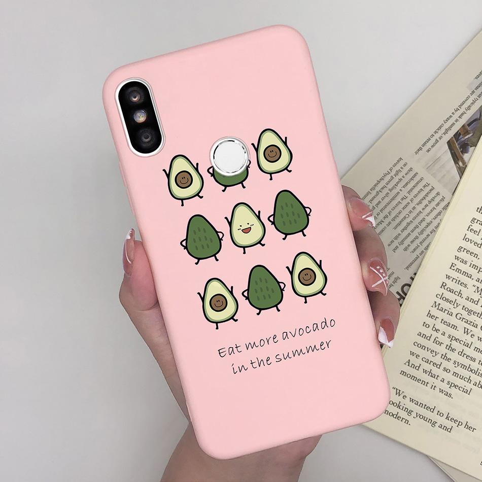 Case For Xiaomi Redmi S2 Y2 Cover Soft Matte Cute Pattern Silicone TPU Phone Case for Xiaomi RedmiS2 S 2 Y 2 Cases Back Cover