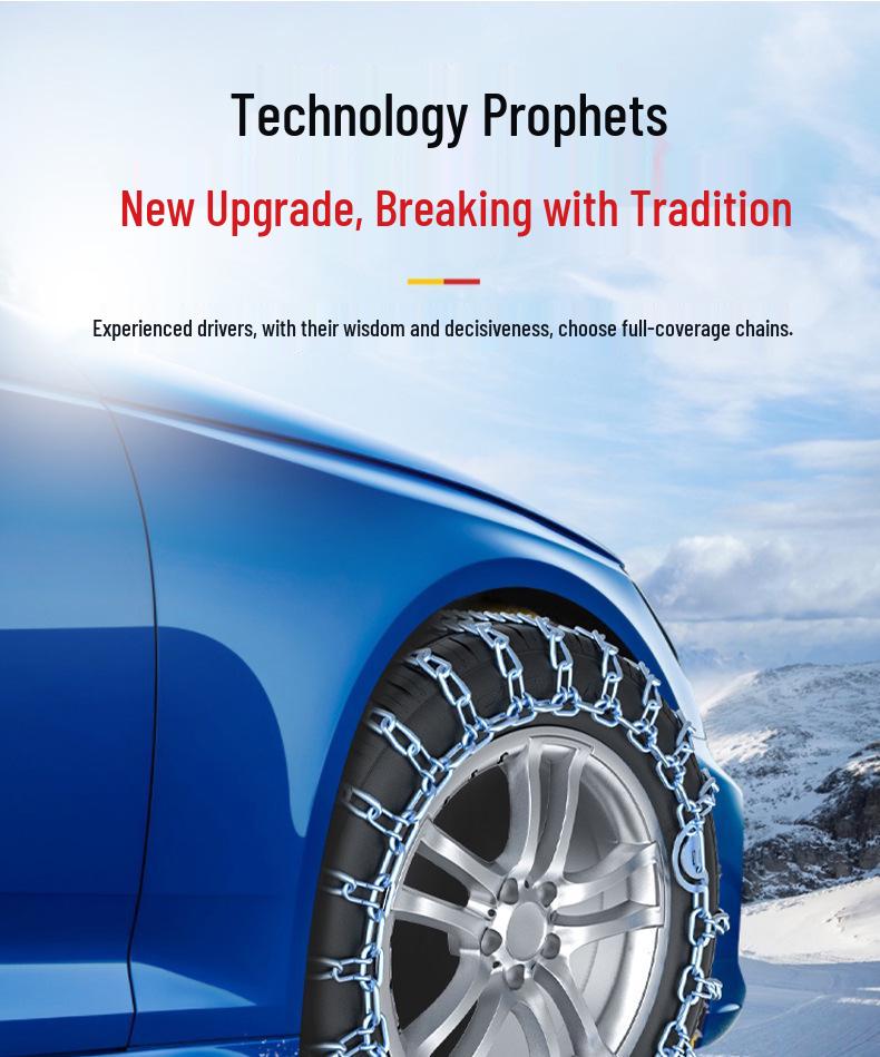 Compatible Snow Chains for GAC Trumpchi Models: GS4, GS5, GS7, GS8, GA3, GA5, GM6, GM8 Car Tires.