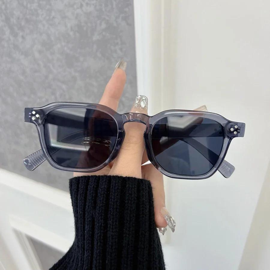 Vintage Square Sunglasses Women Men Brand Designer Retro Sun Glasses Female Male Mirror Punk Outdoor Driving