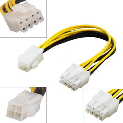 4-Pin la 8-Pin Atx Placă de bază Cpu Alimentare Adaptor Convertor Cablu