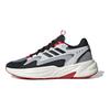 adidas Ozwave Scarpe da Ginnastica Unisex Basse Antiscivolo Resistenti Moda Scarpe da Papà Nero Grigio JR3199