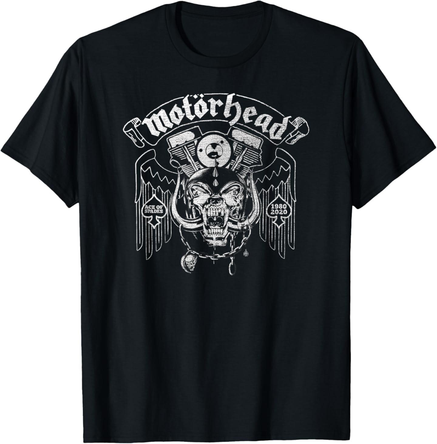Motörhead - Ace of Spades 1980 T-Shirt Mens Womens Tees Top 2XL