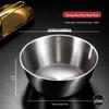 Korean Gold Stainless Steel Rice Wine Bowl with Handle