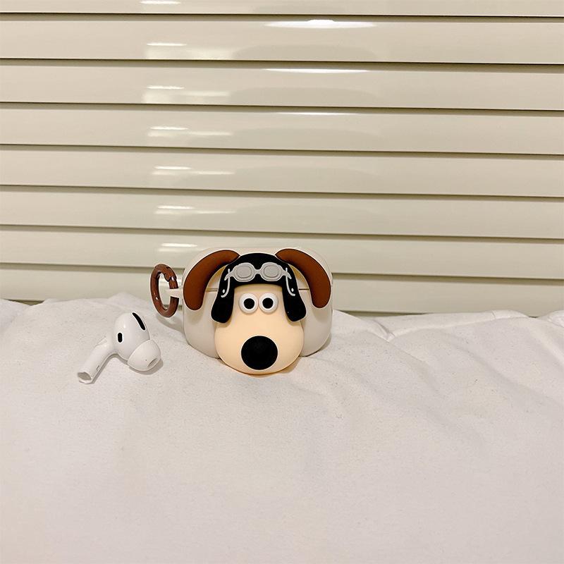 

Apple Airpods 3 Generation Bluetooth Headset Cover For Puppy Pro Buckle Cute Wind Niche 1/2 Trend airpods 1/2 generation