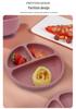 Silicone Baby Feeding Set: Bib, Suction Bowl, Utensils, Plate for 6-Month-Olds