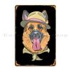 German Shepherd Metal Sign Wall Decor Decoration Create Cinema Cinema Tin Sign Poster