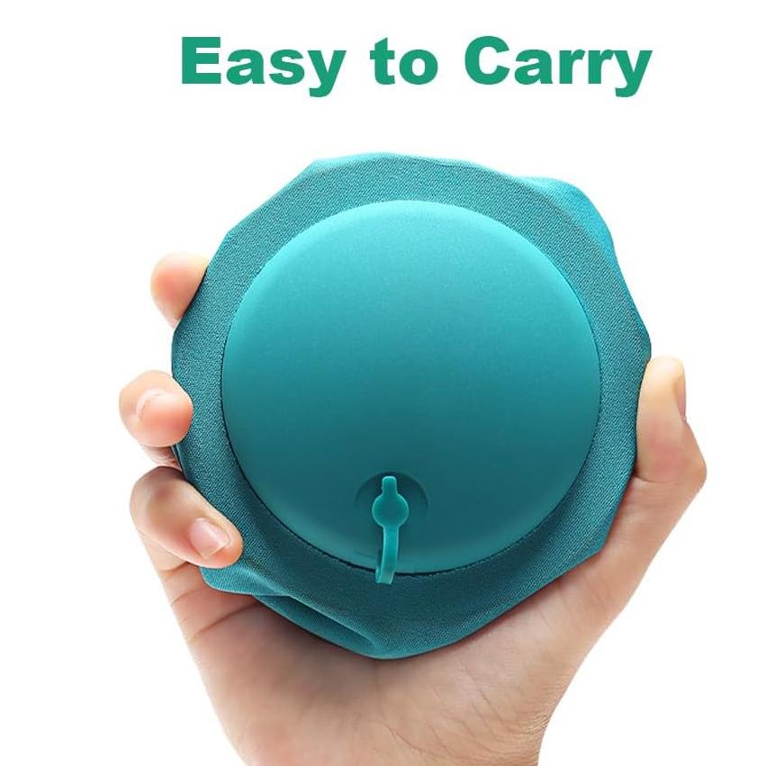 Inflatable Travel Neck Pillow for Airplane Train Car Washable Pillowcase U Shaped Office Napping Pillow,Home Head Neck and Lumbar Support