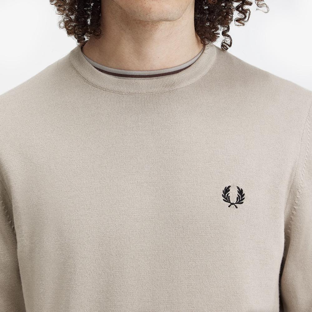 Fred Perry [Baseline] Classic Crew Neck Merino Wool Knit (V72) Afpm2419601-V72