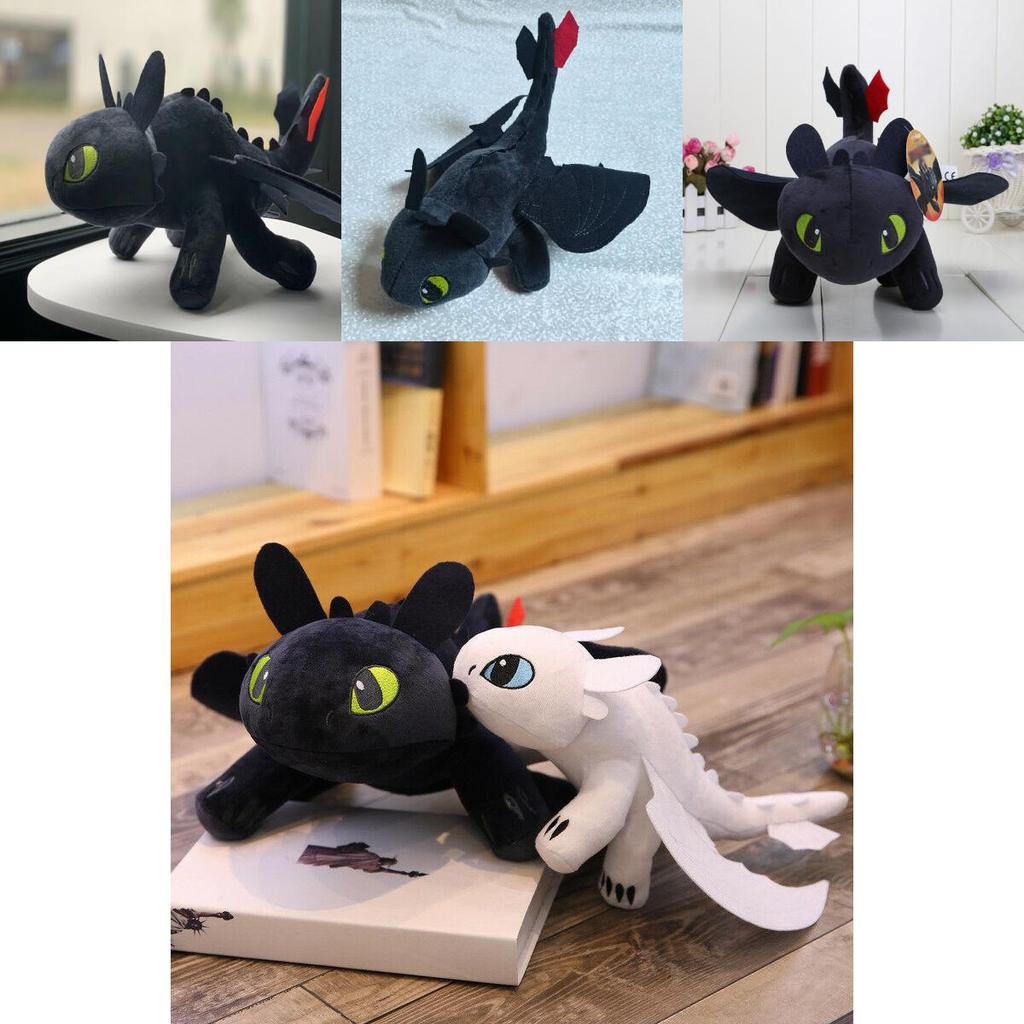 Wie man einen Drachen trainiert Ohnezahn Nachtschatten Weiches Plüschtier 20cm 25cm 35cm 45cm 65cm Pädagogisches Geschenk Für Kinder