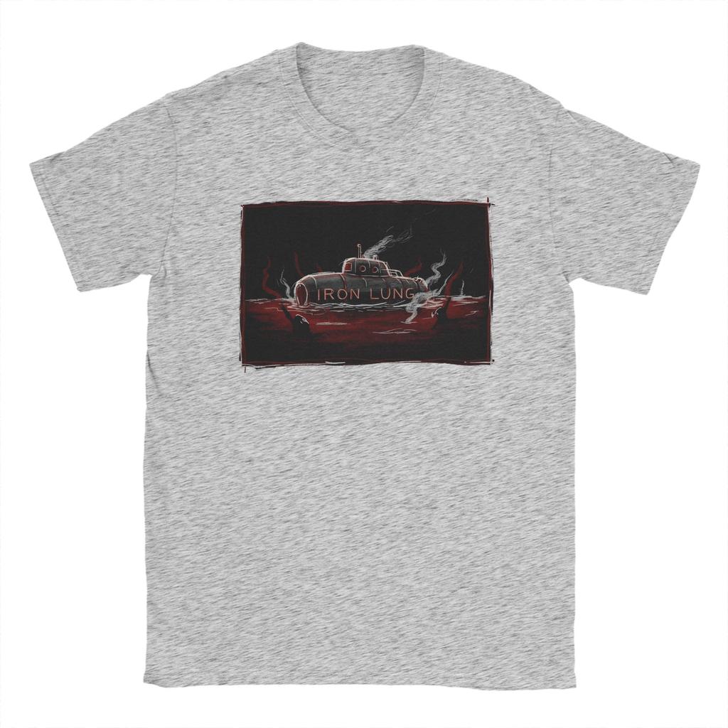 Unisex TShirt Iron Lung T Shirts Hipster Summer Tee Shirt Vintage Casual 100 Cotton Tops Birthday Present