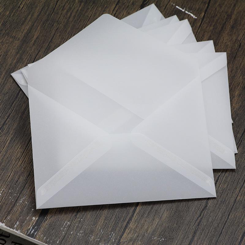 Translucent Vellum Envelopes for DIY Invitations with Wax Seal Option, Blank & Creative, Includes Coupons