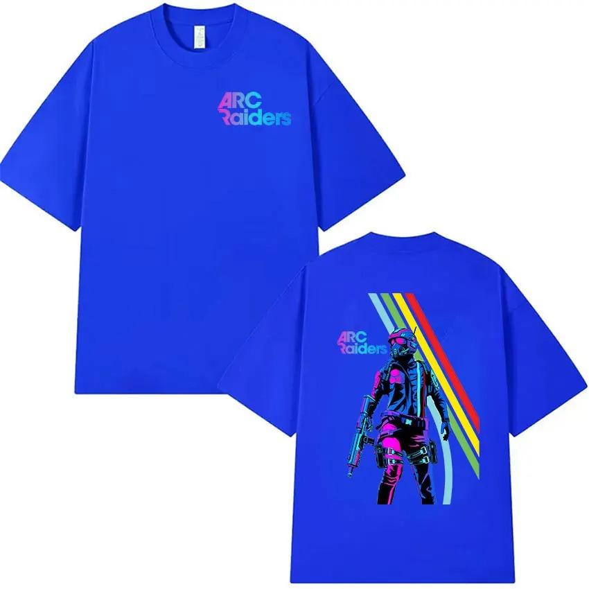 Hot Game ARC Raiders Graphic Tshirt Unisex Mens Gothic Fashion Cotton Short Sleeve Classic Cosplay Women And Men Tshirts