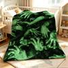 Zombie Hands Flannel Blanket Warm Soft Halloween Christmas Couch Warm Cozy Decorative Decor Gift for All Season