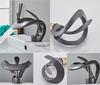 High-End European Style Brass Waterfall Basin Faucet in Golden Finish for Luxury Hotels and Villas