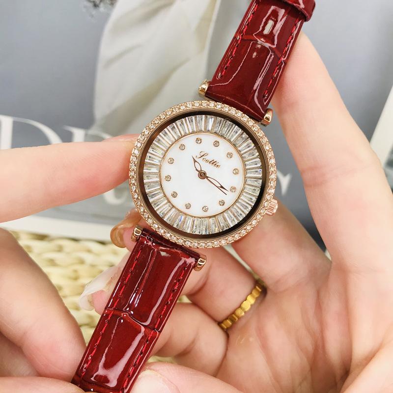 Uhr Damen Zigeuner-Kuhauge Ultra-dünne Uhr Echtes Leder Nische Leichter Luxus Wasserdichte Damen-Uhr