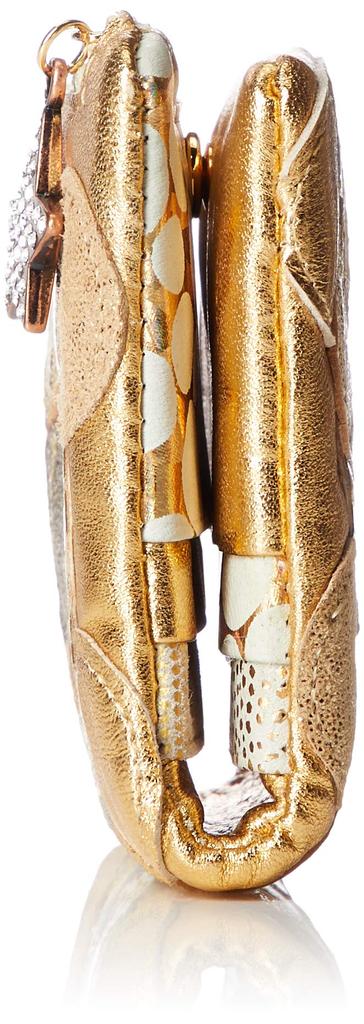 Tsumori Chisato Folding Wallet, Mini Wallet, New Multi-Dot Gold
