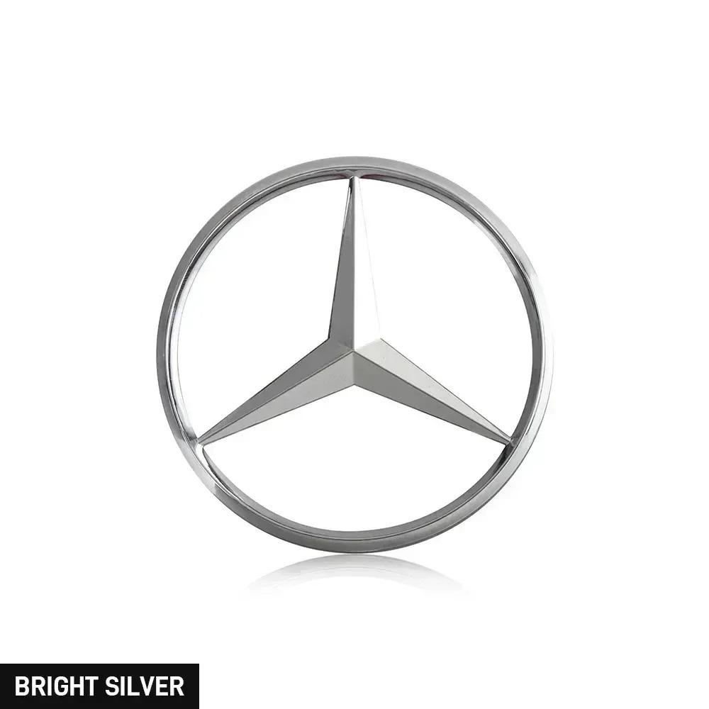 For Benz C1aHub Cap 70mm ABS Car Front Engine Logo Stickers Hood Emblem Badge Decal Accessories For Mercedes Benz AMG W220 W221 W117 W166 W176 W177