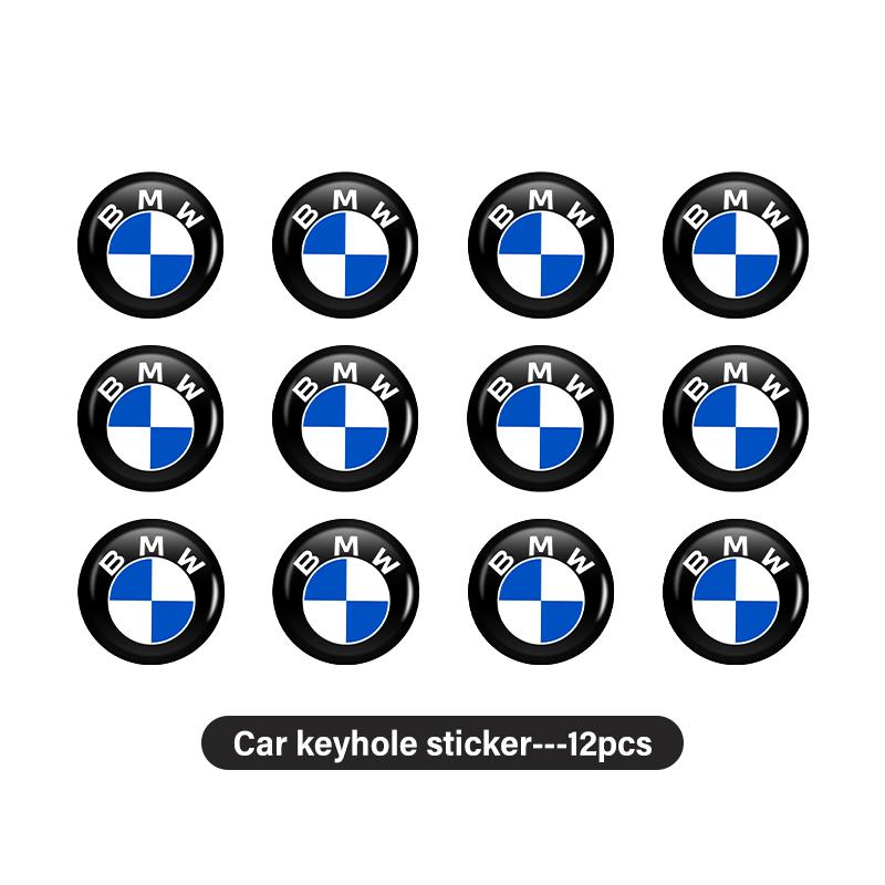 Car Door Keyhole Sticker Lock Protector Lock Core Decal Accessories For BMW X1 X3 E39 E46 E30 E36 E87 E60 E90 F26 G02 E70 F15