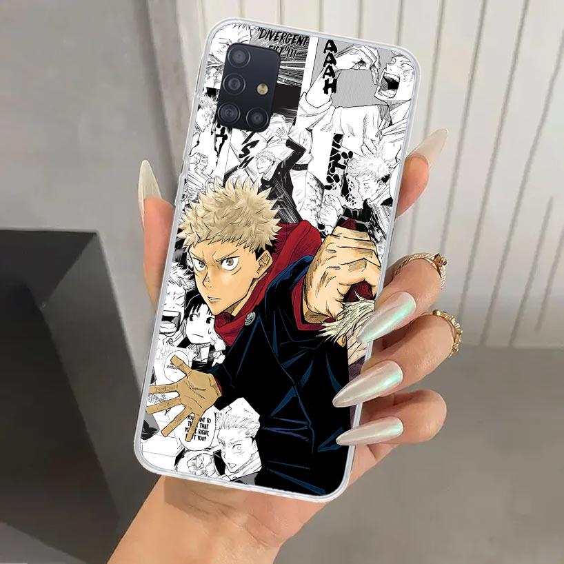 Jujutsus Japan Anime Phone Case for Samsung Galaxy A52 A32 A22 A12 A02S A50S A30S A10S Note 20 Ultra 10 Plus S10 A31 A20 A71 A72