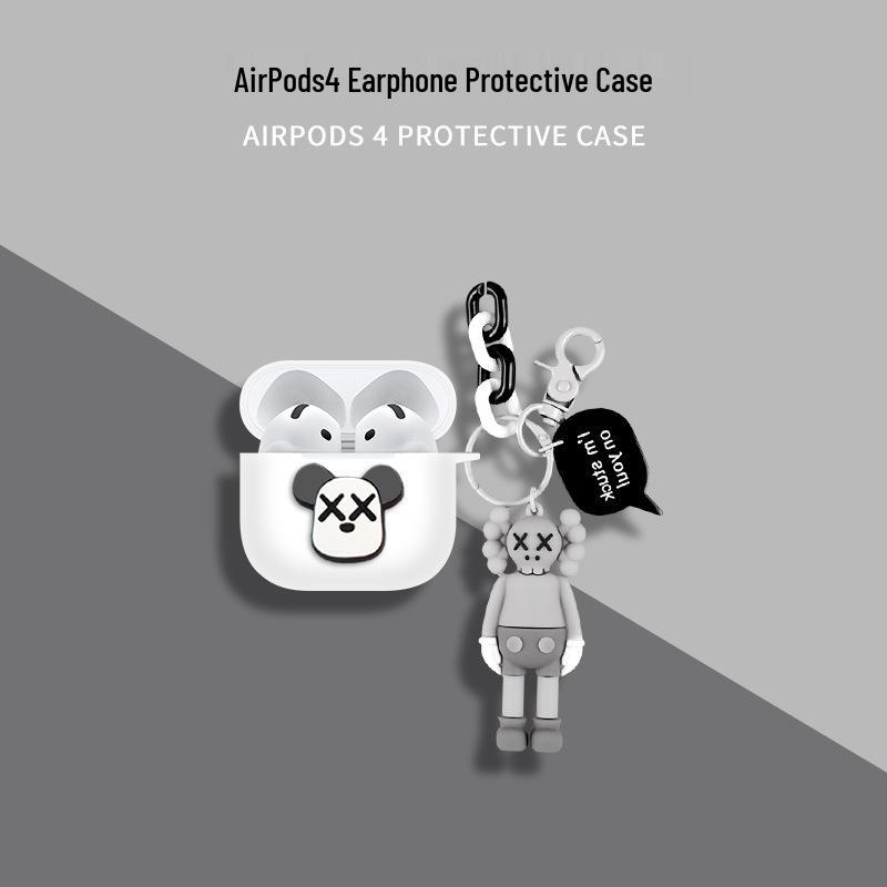 Compatible Soft Protective Case for AirPods Pro 2, AirPods 4, and AirPods 3 Earphones