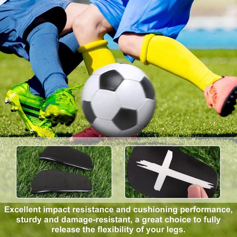Leg Protective Football Shin Pads Shock Absorbing EVA Thickening Training Shank Board Mini Size Lightweight Soccer Shin Guards
