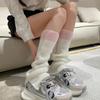 Womens Lolitas Knit Long Socks Flared Leg Warmers Harajuku Booties Socks Winter Warm Ankle Heap Socks