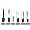 6pcs Silicone Kitchen Cooking Tools Set Baking Utensils Spatula Scraper Oil Brush Cake Cream Spatula Kitchen Baking Accessories