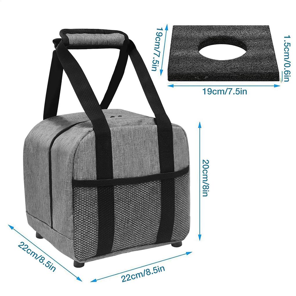 Portable Bowling Ball Tote Oxford Cloth Bowling Bag With Padded Ball Holder Durable and Stylish Packs Bowling Accessorie