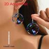 Acrylic Butterfly Cat Earrings – Chic Party Accessories for Halloween and Daily Wear