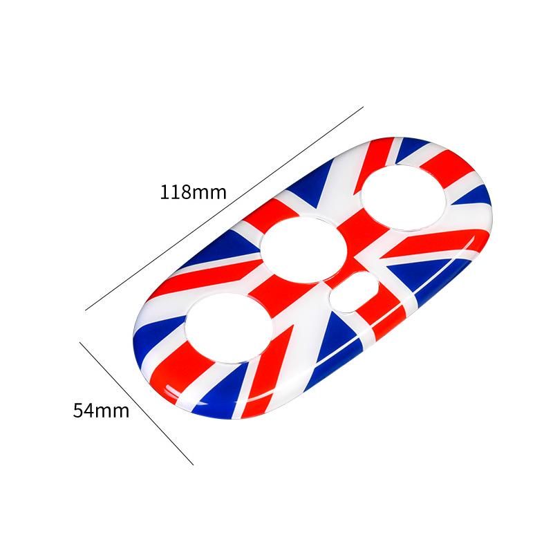 Car Rearview Mirror Adjustment Panel Decorative Stickers Cover Styling Accessories For Mini Cooper R50 R52 R53 2001 2002 2003 04 njbwy33
