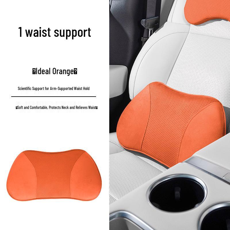Compatible Headrest Neck Pillow & Lumbar Support for BYD Models: e2, e3, e9, S6, S7