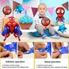6pcs Ballons Spiderman Dessin Animé Décorations de Fête d'Anniversaire Ballon Spiderman 3D