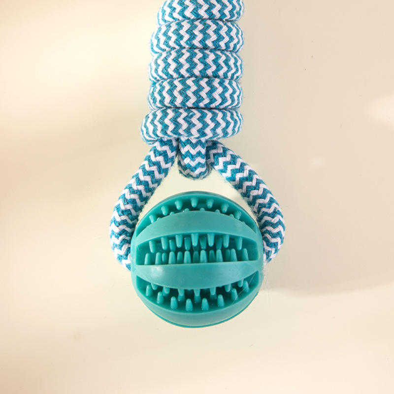 Yingte Factory  Custom Logo Indoor Pet Interactive Dog Chew Rope Toy (Blue,Medium size) синий