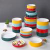 Huihuang Nordic Melamine Round Dinner Plate