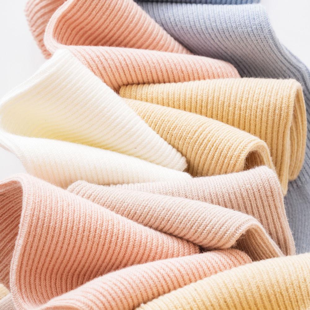 Dětské punčochy Protiskluzové jednobarevné dětské dlouhé ponožky pro dívky a chlapce Novorozenecké bavlněné ponožky Kojenec 0-3 roky