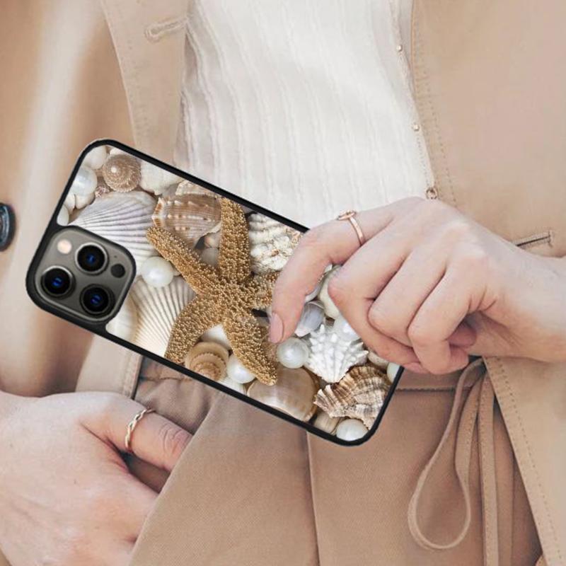 Sea Shell Seashells Magnetic Phone Case For APPLE iPhone 17 Air 16 14 13 12 Pro Max 15 Plus Wireless Charge With MagSafe Cover