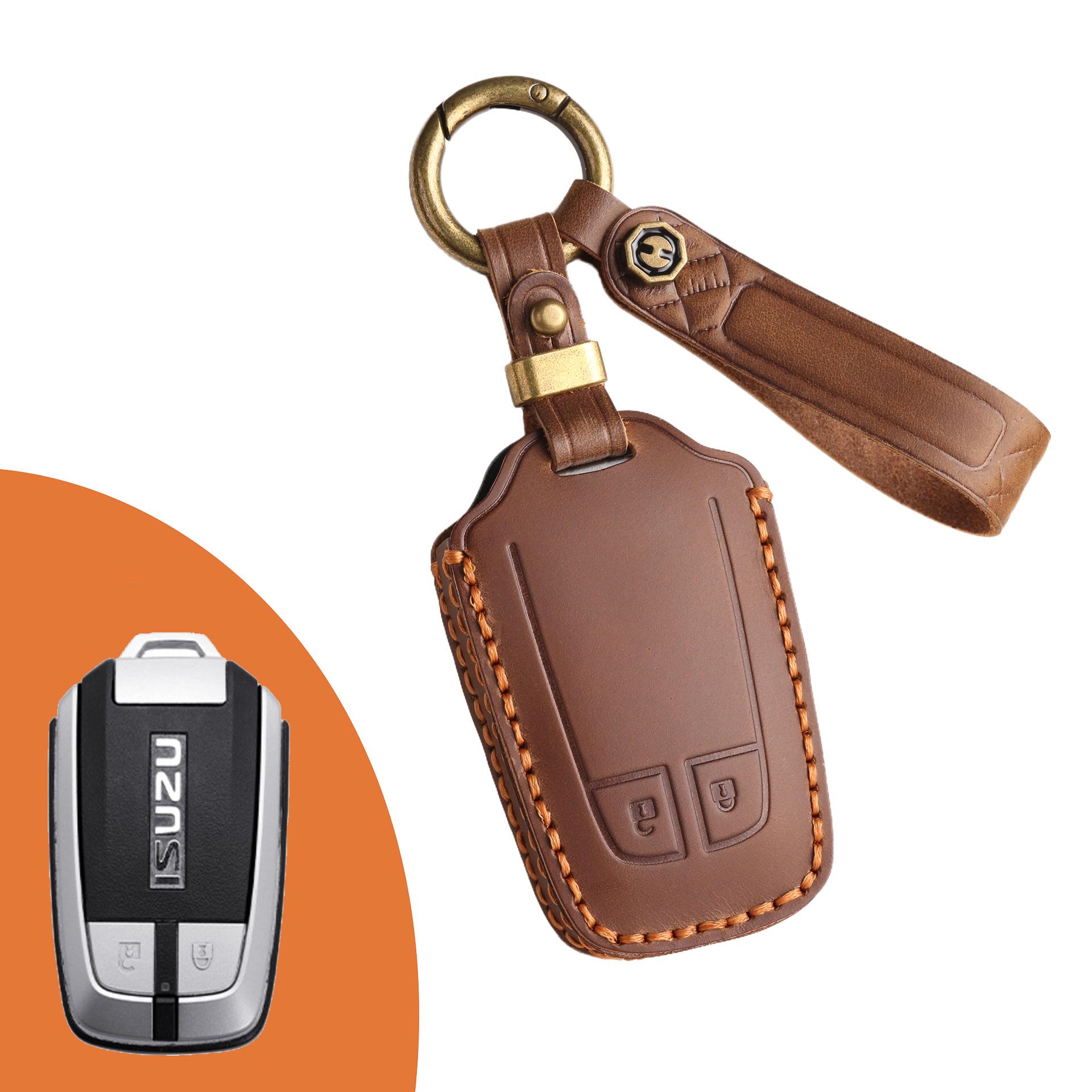 

Полная защита ключа чехол для Isuzu mu-X D-MAX Юго-Восточный азиатский пикап коричневый