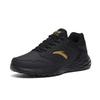 Anta Cushioning Slip Resistant Abrasion Resistant Low top Casual Running Shoes Men's Black Gold 912355592-8