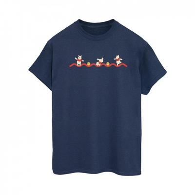 Womens/Ladies Winnie The Pooh Hunny Line Cotton Boyfriend T-Shirt