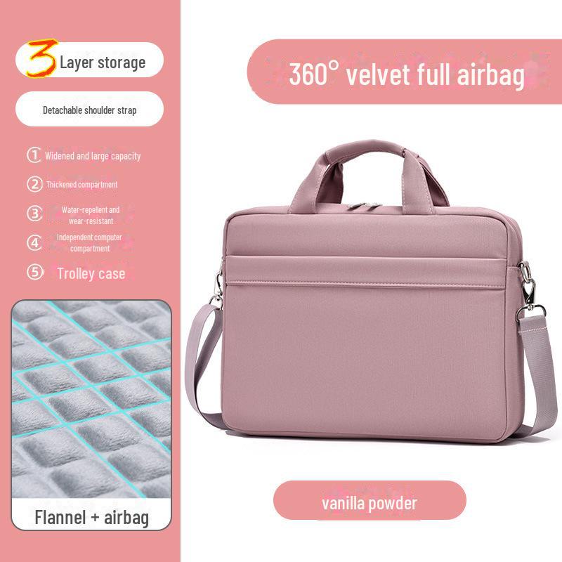 Servietă antișoc cu un singur umăr pentru laptopuri de 15,6 inchi - Compatibilă Huawei și Dell