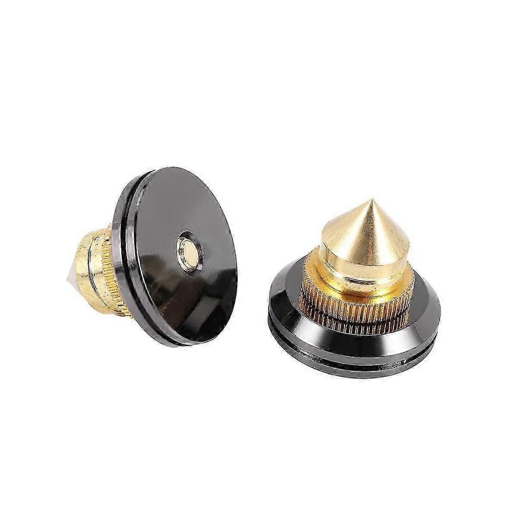 4 Set Golden-plated Speaker Spikes, Speaker Stands Cd Subwoofer Amplifier Turntable Isolation Feet