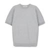 TRADCLUB [2Pack] Soft Round Short Sleeve Knit (4 Colors) (Type A)