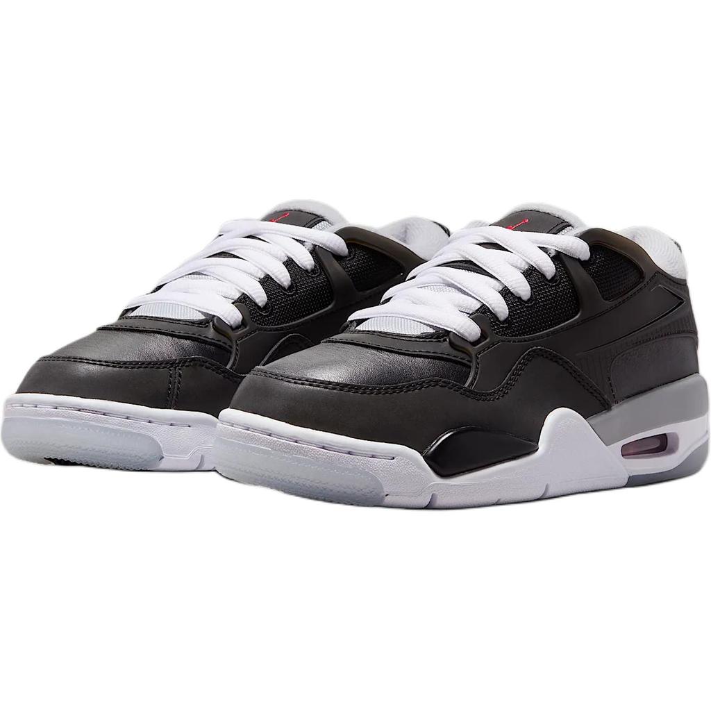 Air Jordan 4 RM GS 'Black Metallic' Reflective Kids' Casual Shoes HV5187-010