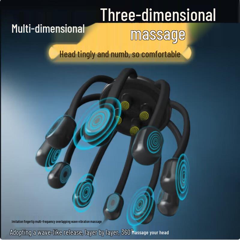 Hezheng Multi-Dimensional Head Massager