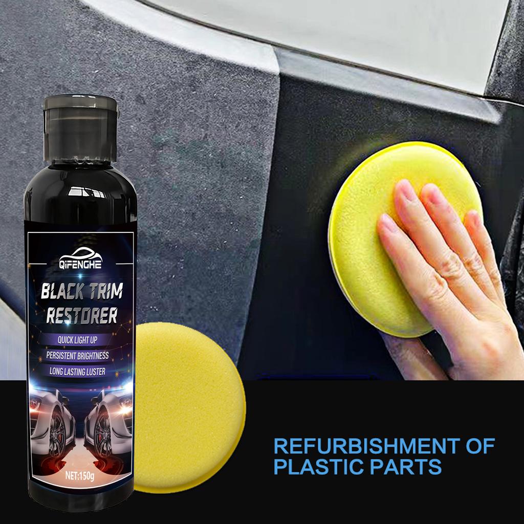 Car Plastic,black Interior Dashboard Wax, Tire Gloss Enhancer and Artificial Leather Seat Care Cream, Gloss Recovery, Anti-aging