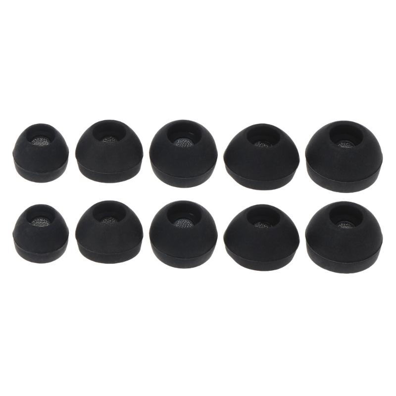 5Pairs Silicone In-Ear Earphone Earpads For IE800 Earbuds Covers Ear Pads Tips Earphones Eartips Cushions