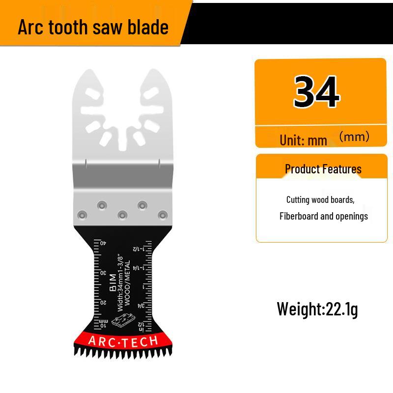 Universal Multifunctional Oscillating Saw Blade for Woodworking and Grinding